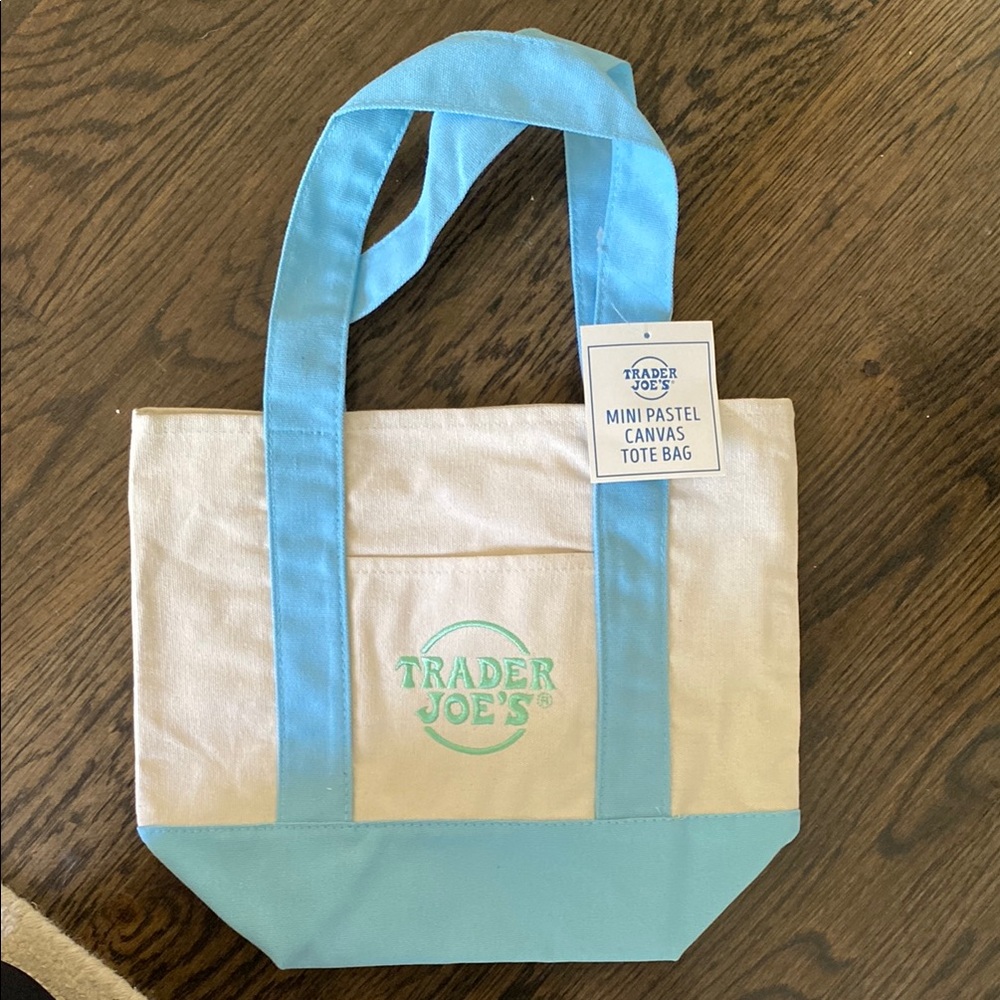 Trader Joe’s Pastel Mini Tote NWT